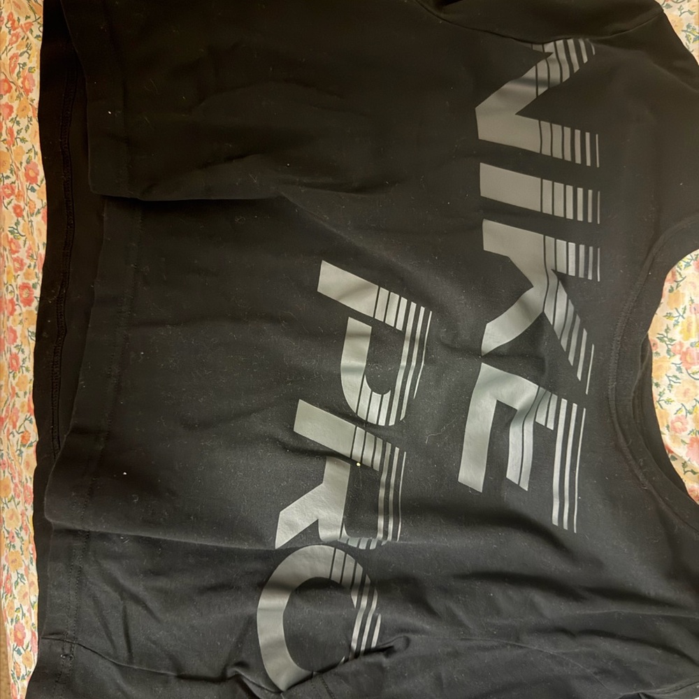 Nike Black Top with Logo